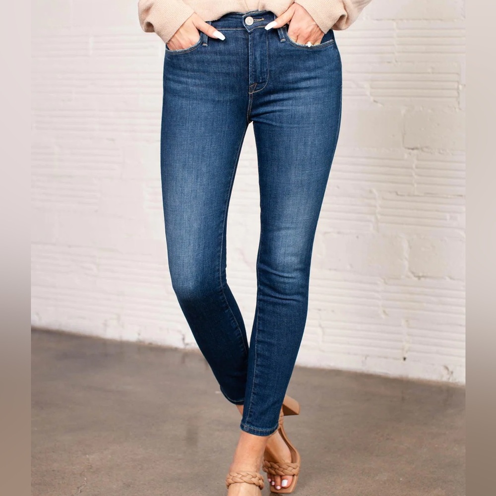 FRAME LE HIGH SKINNY JEANS